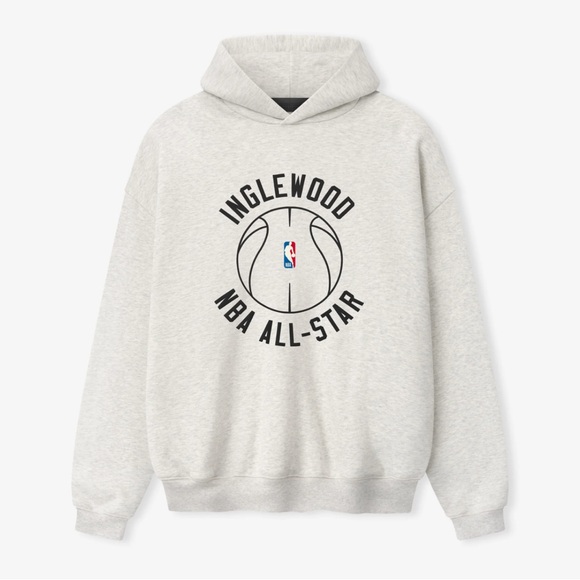 Inglewood X All Star Weekend '26 90s Hoodie fear of god large Essentials NBA